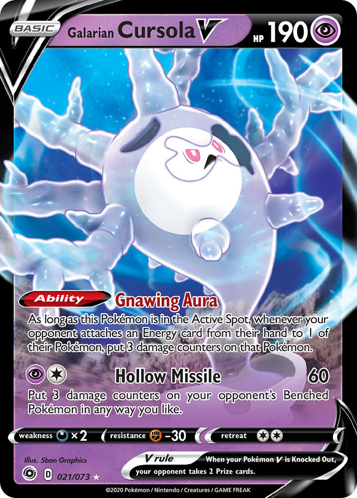Galarian Cursola V (021/073) [Sword & Shield: Champion's Path] | Good Games Morley