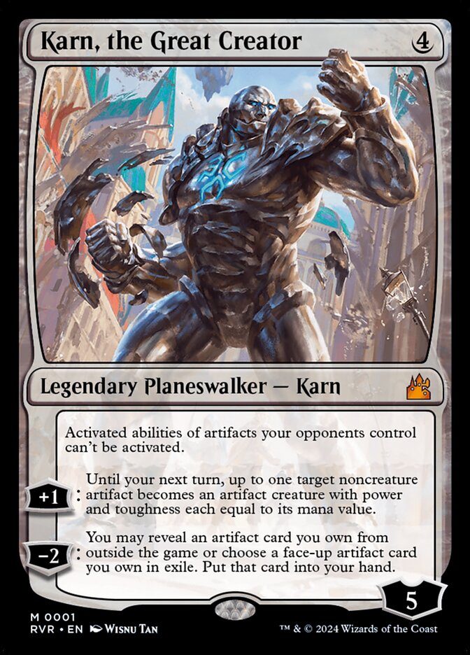 Karn, the Great Creator 1 (Ravnica Remastered)  - Foil | Good Games Morley