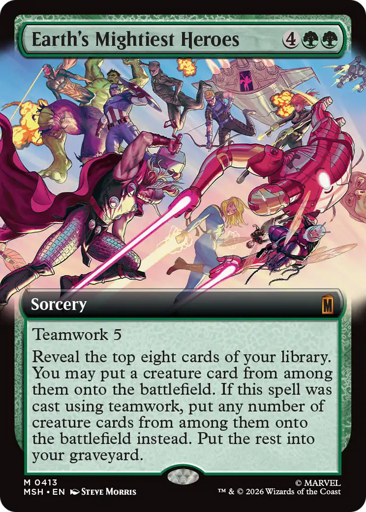 Earth's Mightiest Heroes (Extended Art) [Marvel Super Heroes] | Good Games Morley