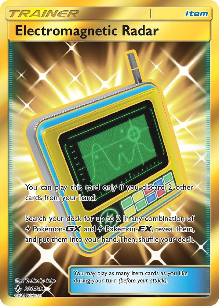 Electromagnetic Radar 230/214 (SM - Unbroken Bonds)  - Holofoil | Good Games Morley