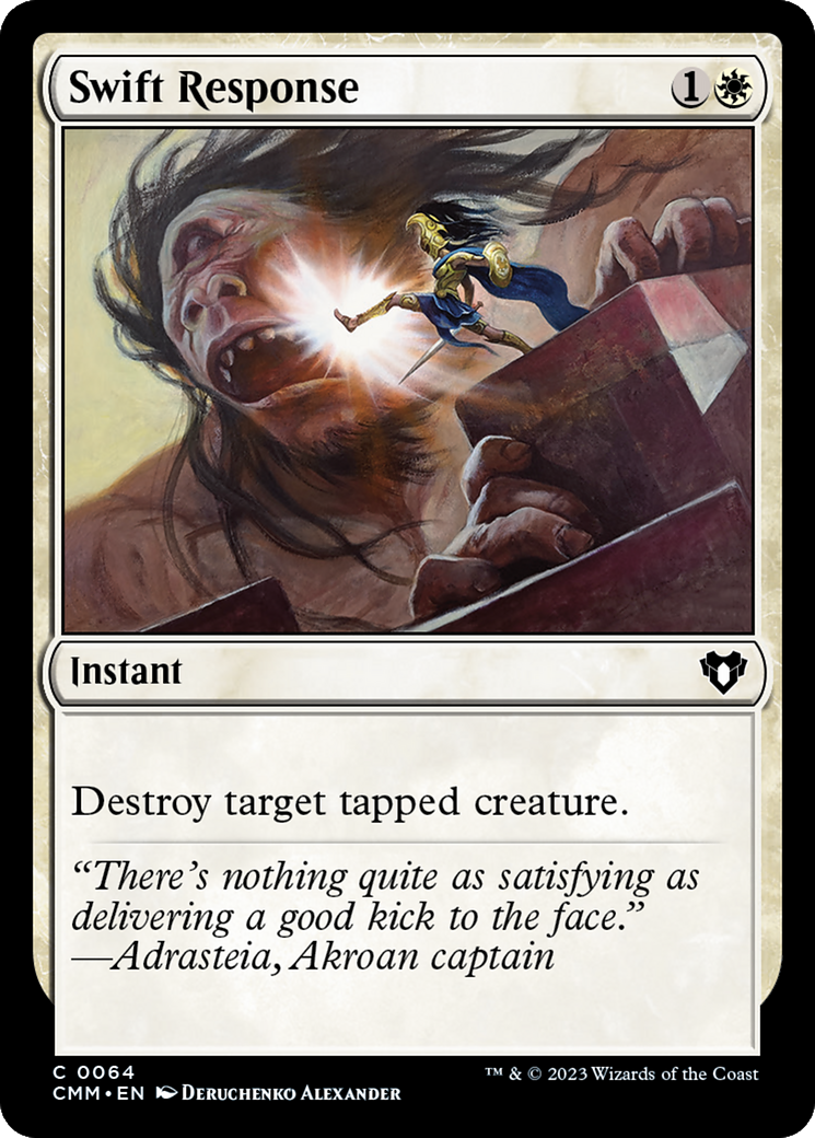 Swift Response [Commander Masters] | Good Games Morley