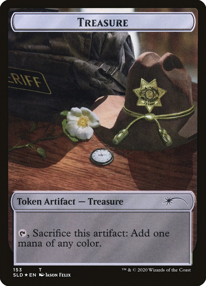 Treasure // Walker (148) Double-Sided Token [Secret Lair Drop Series] | Good Games Morley