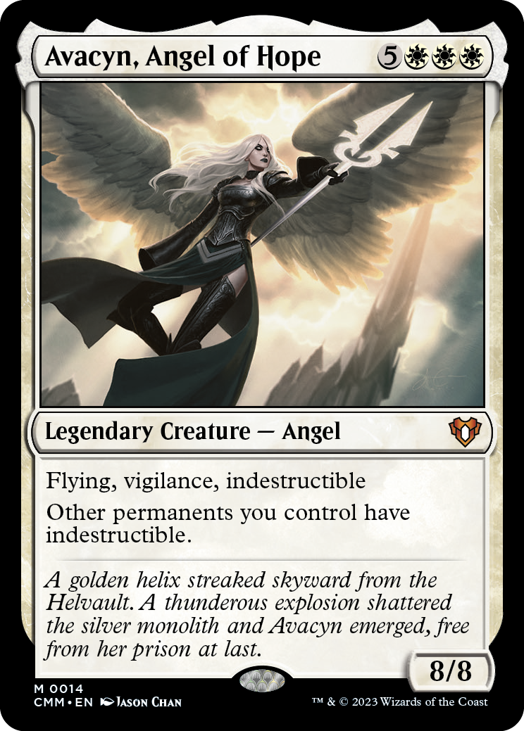 Avacyn, Angel of Hope [Commander Masters] | Good Games Morley