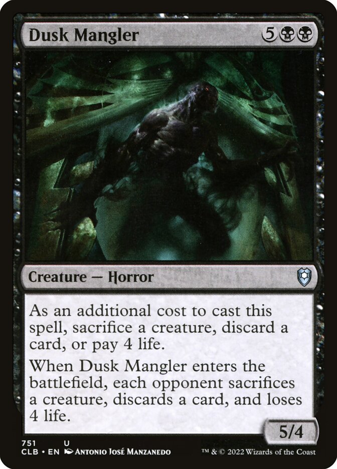 Dusk Mangler 751 (Commander Legends: Battle for Baldur's Gate)  | Good Games Morley