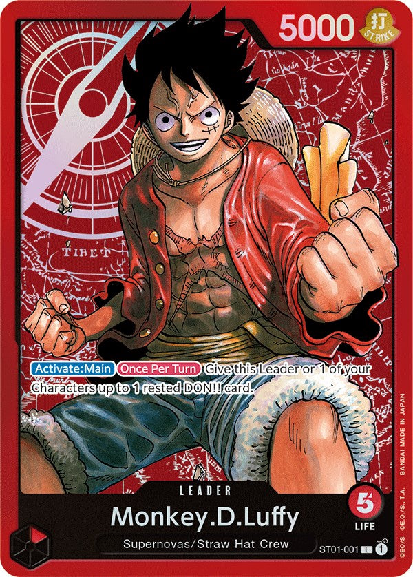 Monkey.D.Luffy (001) [Starter Deck: Straw Hat Crew] | Good Games Morley