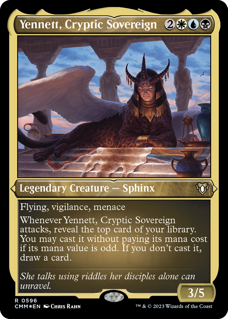 Yennett, Cryptic Sovereign (Foil Etched) [Commander Masters] | Good Games Morley