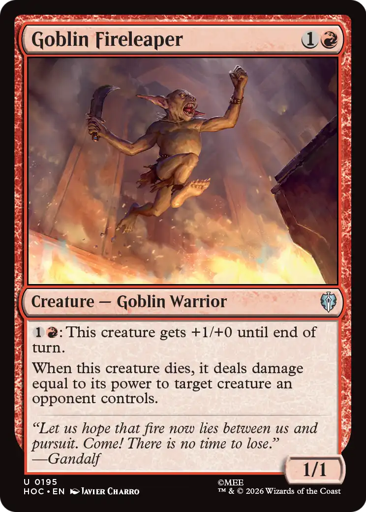 Goblin Fireleaper [The Hobbit: Eternal-Legal] | Good Games Morley