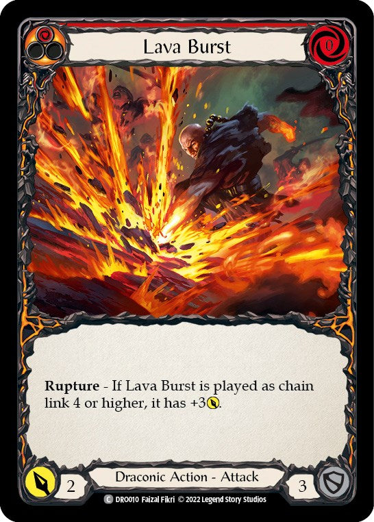 Lava Burst [DRO010] (Uprising Dromai Blitz Deck) | Good Games Morley