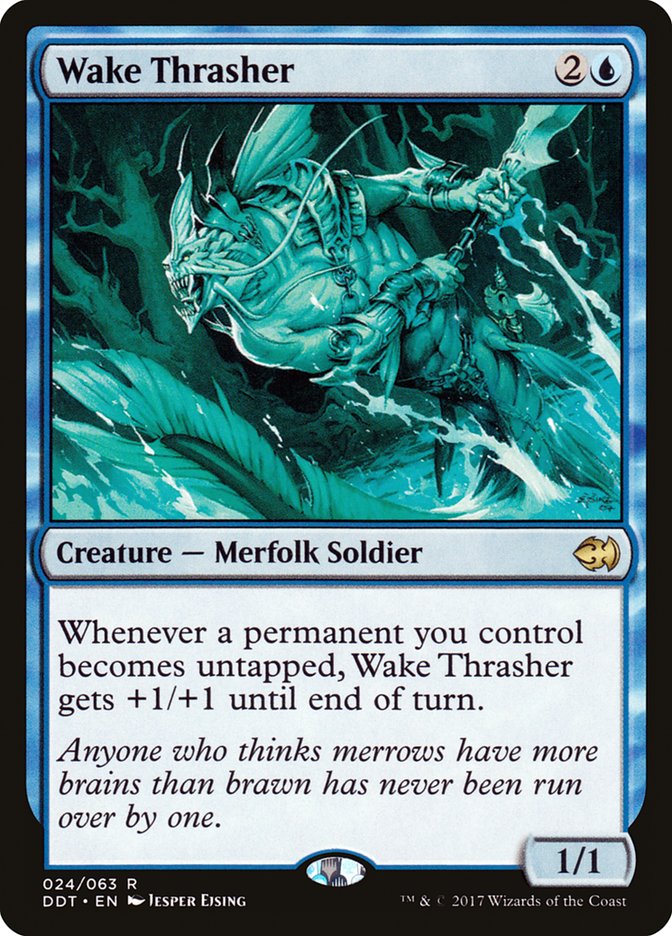 Wake Thrasher 24/63 (Duel Decks: Merfolk vs. Goblins)  | Good Games Morley