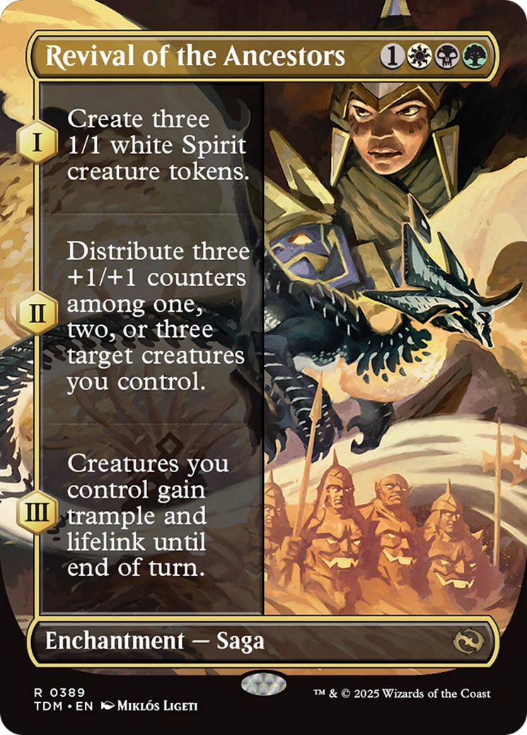 Revival of the Ancestors (Borderless) [Tarkir: Dragonstorm] | Good Games Morley