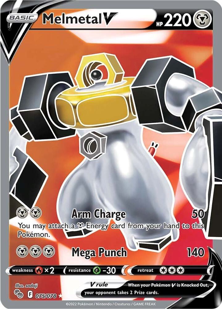 Melmetal V 075/078 (Pokemon GO)  - Holofoil | Good Games Morley