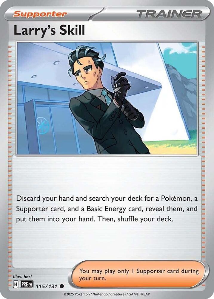 Larry's Skill (115/131) [Scarlet & Violet: Prismatic Evolutions] | Good Games Morley