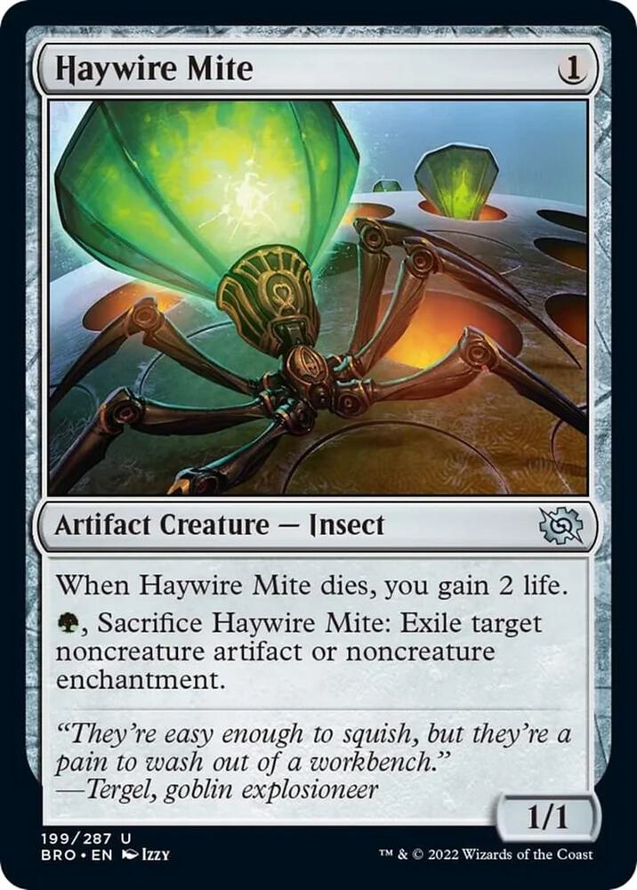 Haywire Mite 199 (The Brothers' War)  - Foil | Good Games Morley