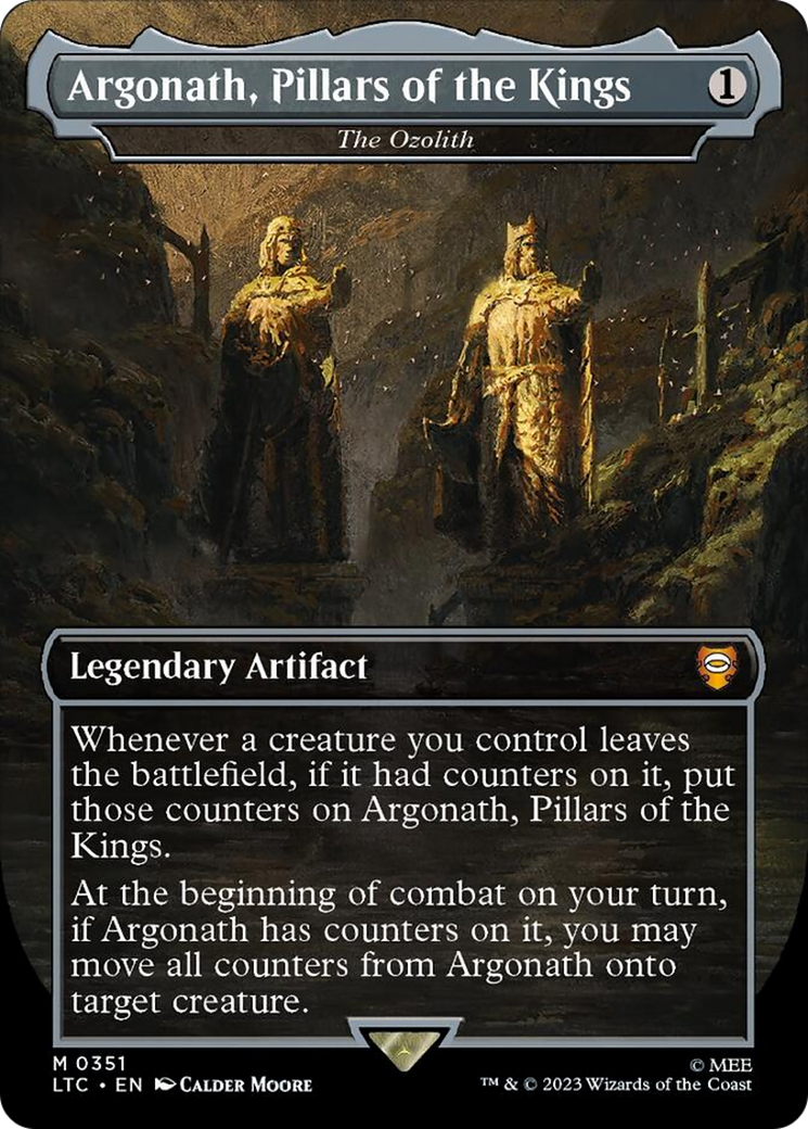 Argonath, Pillars of the Kings - The Ozolith (Surge Foil) [The Lord of the Rings: Tales of Middle-Earth Commander] | Good Games Morley