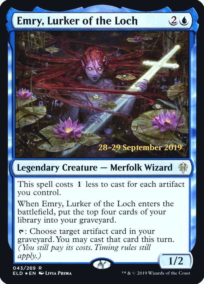 Emry, Lurker of the Loch [Throne of Eldraine Prerelease Promos] | Good Games Morley