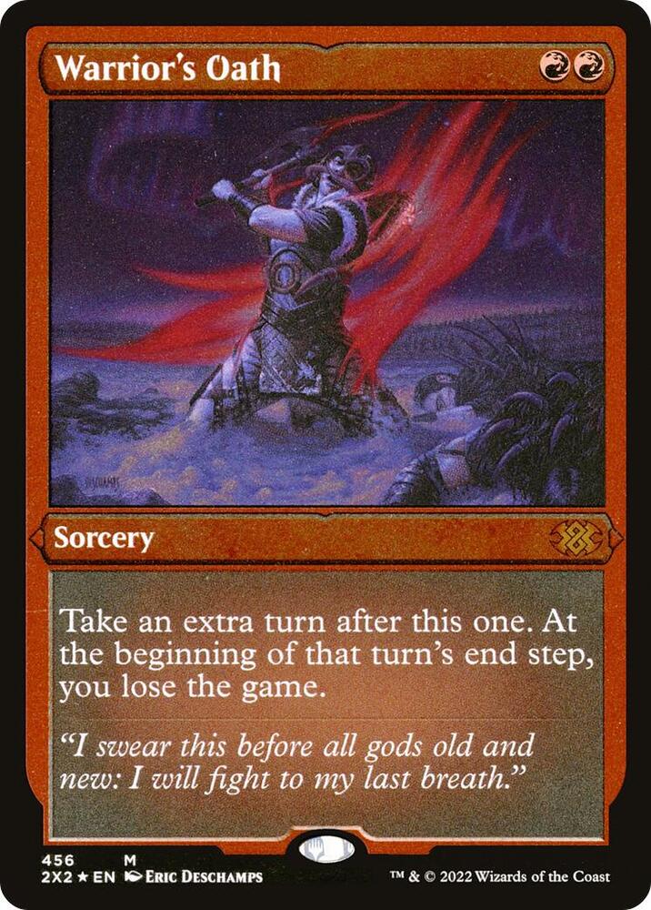 Warriors Oath Foil Etched 456 (Double Masters 2022)  - Foil | Good Games Morley