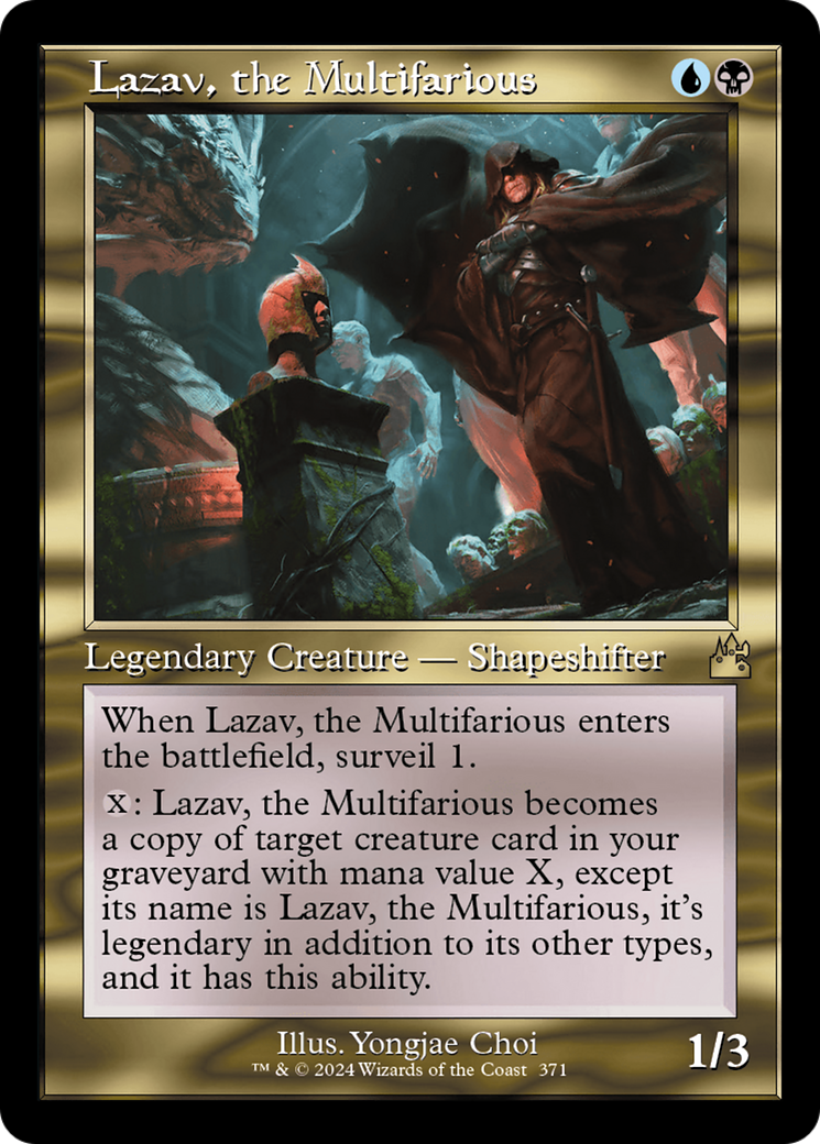 Lazav, the Multifarious (Retro Frame) [Ravnica Remastered] | Good Games Morley