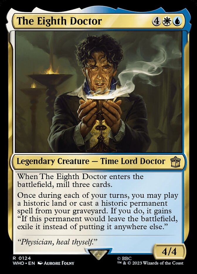 The Eighth Doctor 124/331 (Universes Beyond: Doctor Who)  | Good Games Morley
