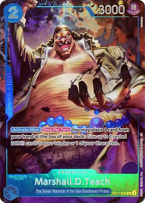 Marshall.D.Teach (Binder Set) ST17-005 (One Piece Promotion Cards)  - Foil | Good Games Morley