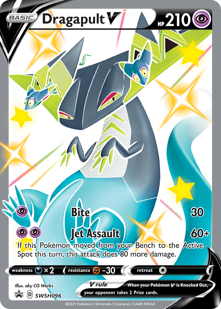 Dragapult V (SWSH096) [Sword & Shield: Black Star Promos] | Good Games Morley