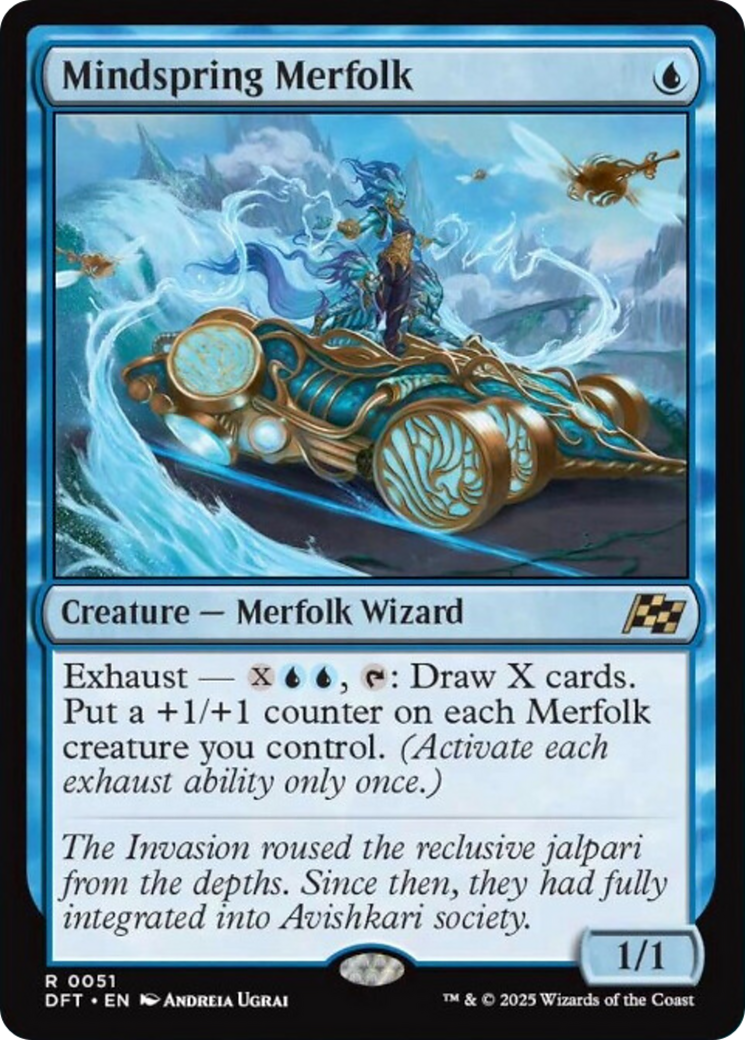 Mindspring Merfolk [Aetherdrift] | Good Games Morley