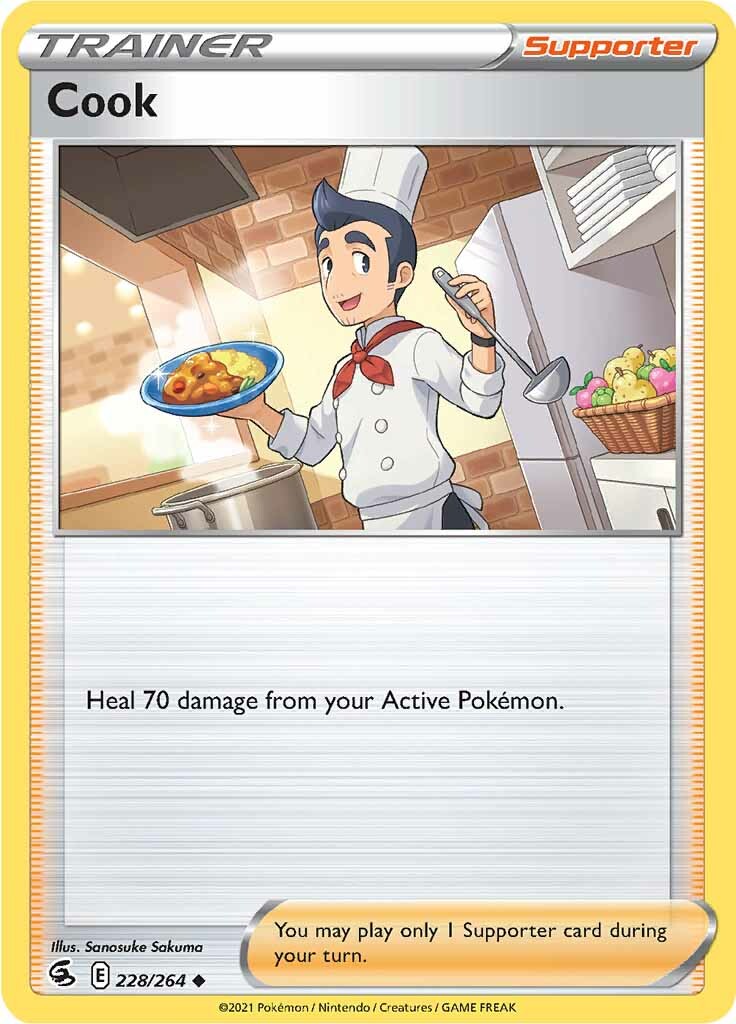 Cook (228/264) [Sword & Shield: Fusion Strike] | Good Games Morley