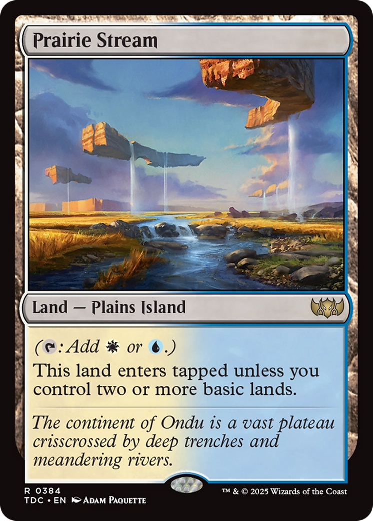 Prairie Stream [Tarkir: Dragonstorm Commander] | Good Games Morley