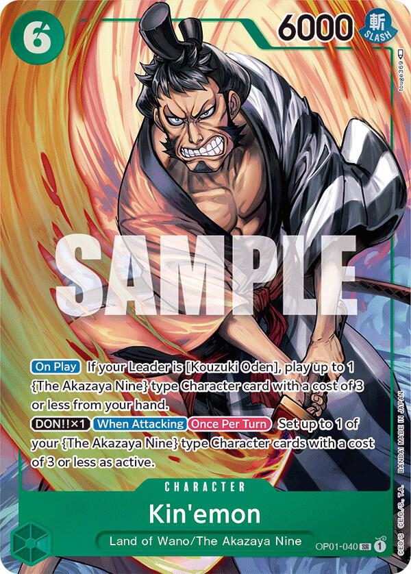 Kinemon OP01-040 (Romance Dawn)  - Alternate Art Foil | Good Games Morley