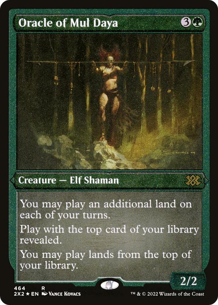 Oracle of Mul Daya Foil Etched 464 (Double Masters 2022)  - Foil | Good Games Morley