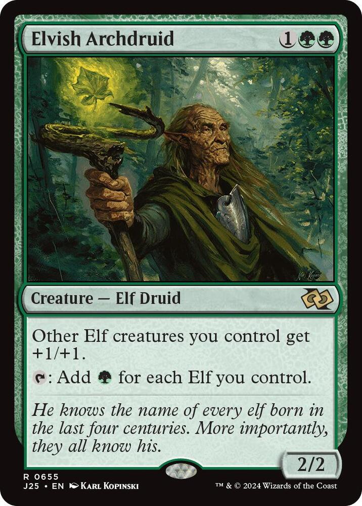 Elvish Archdruid 655/779 (Foundations Jumpstart)  | Good Games Morley