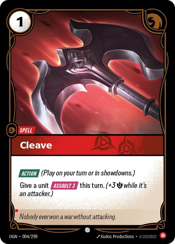 Cleave 004/298 (Origins)  | Good Games Morley