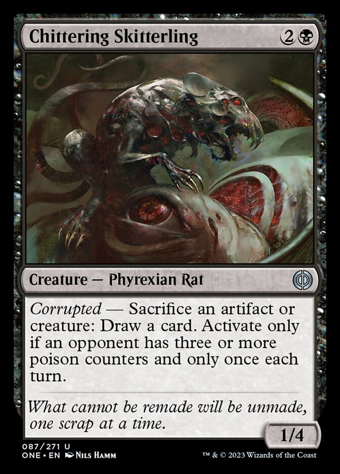 Chittering Skitterling [Phyrexia: All Will Be One] | Good Games Morley