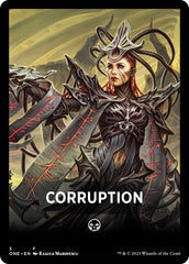 Corruption Theme Card [Phyrexia: All Will Be One Tokens] | Good Games Morley