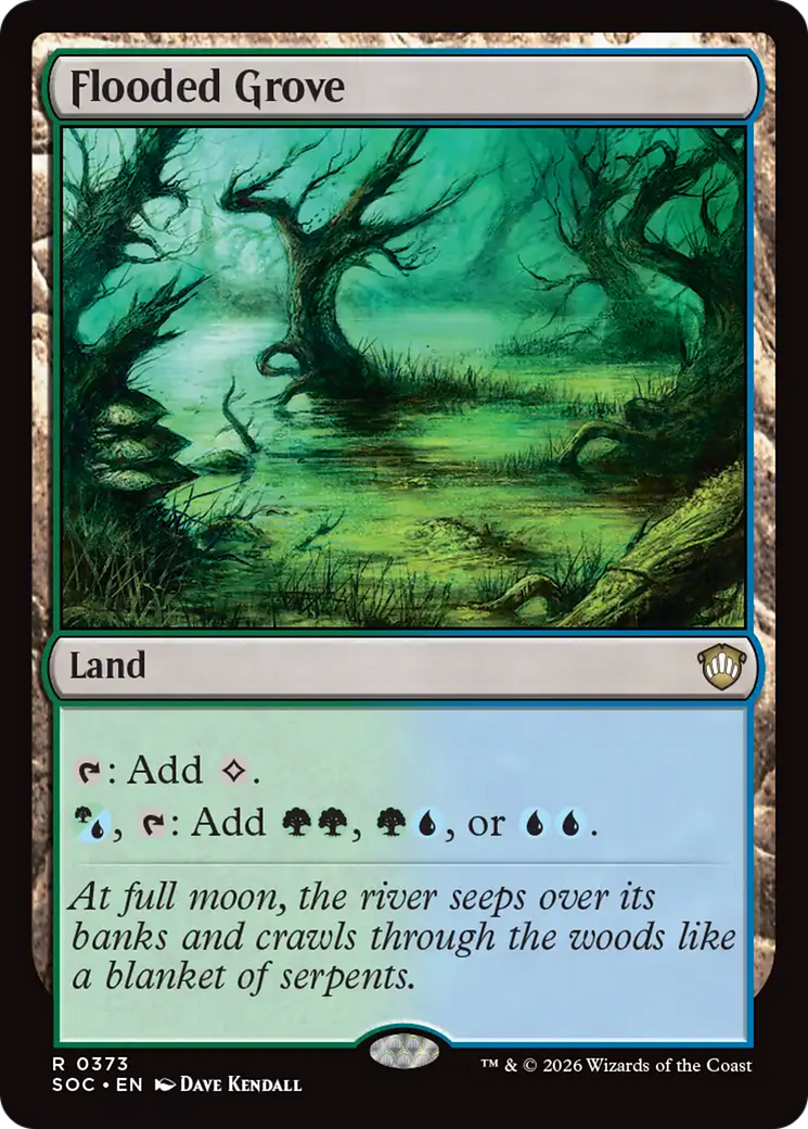 Flooded Grove [Secrets of Strixhaven Commander] | Good Games Morley