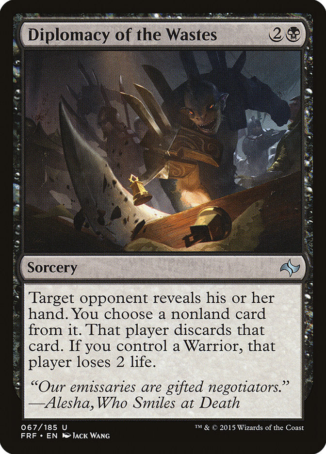 Diplomacy of the Wastes 67/185 (Fate Reforged)  - Foil | Good Games Morley