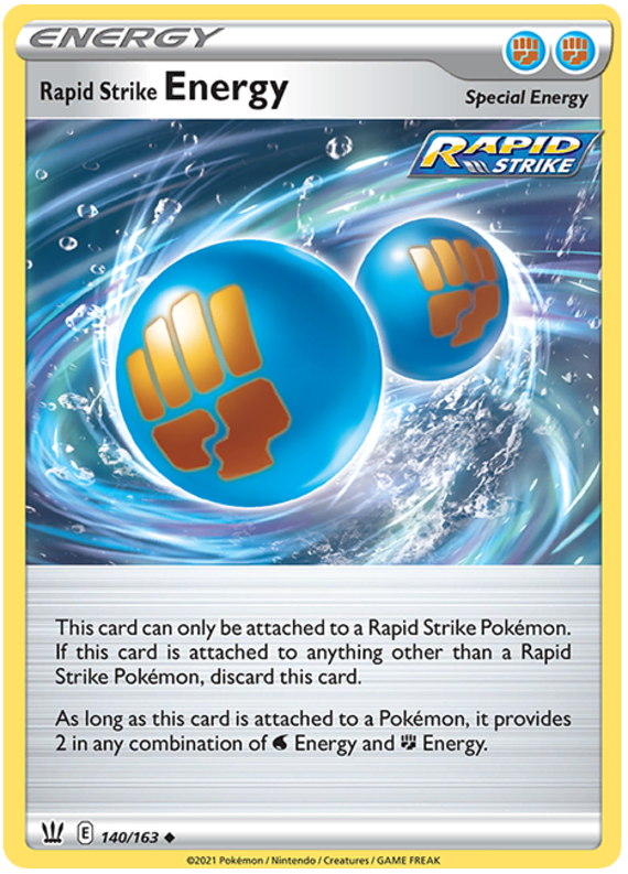 Rapid Strike Energy (140/163) [Sword & Shield: Battle Styles] | Good Games Morley
