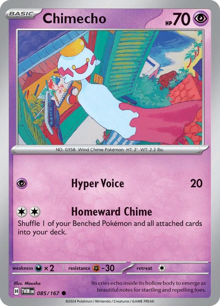 Chimecho 085/167 (SV06: Twilight Masquerade)  | Good Games Morley