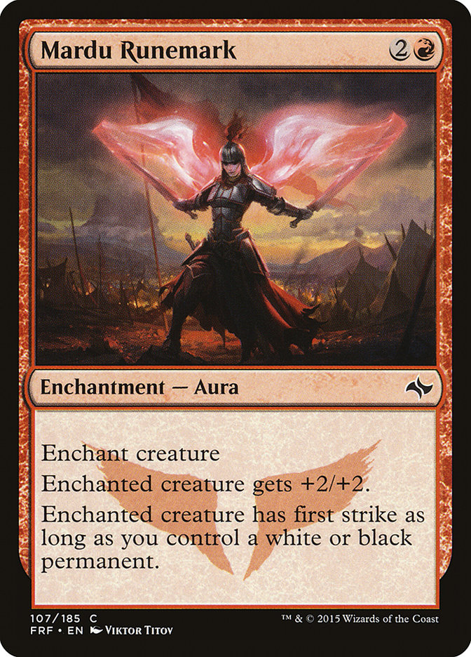Mardu Runemark 107/185 (Fate Reforged)  - Foil | Good Games Morley