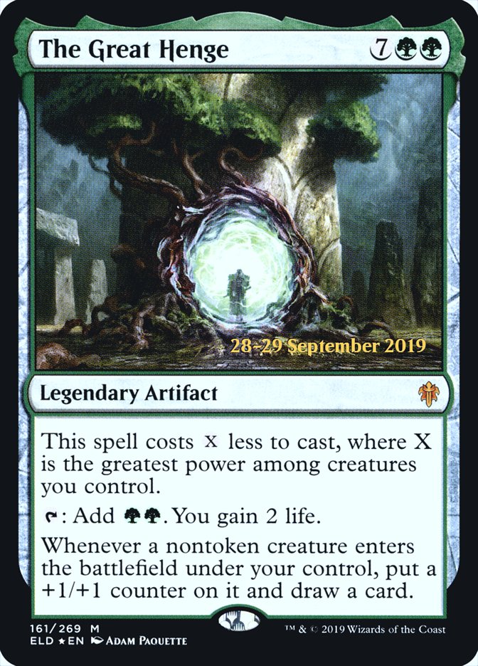 The Great Henge [Throne of Eldraine Prerelease Promos] | Good Games Morley
