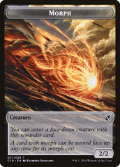 Saproling // Morph Double-Sided Token [Commander 2019 Tokens] | Good Games Morley