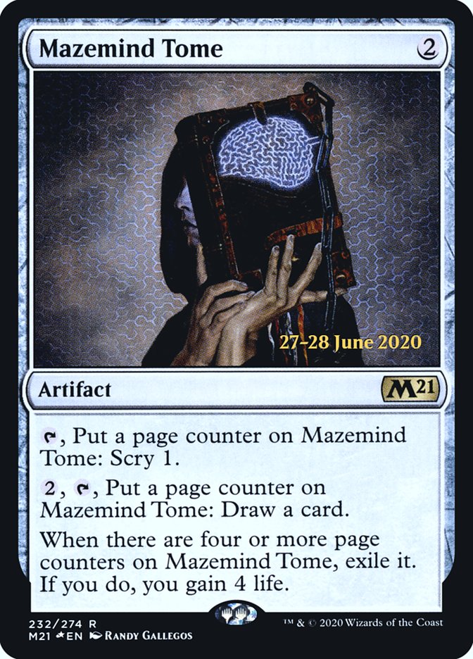 Mazemind Tome [Core Set 2021 Prerelease Promos] | Good Games Morley