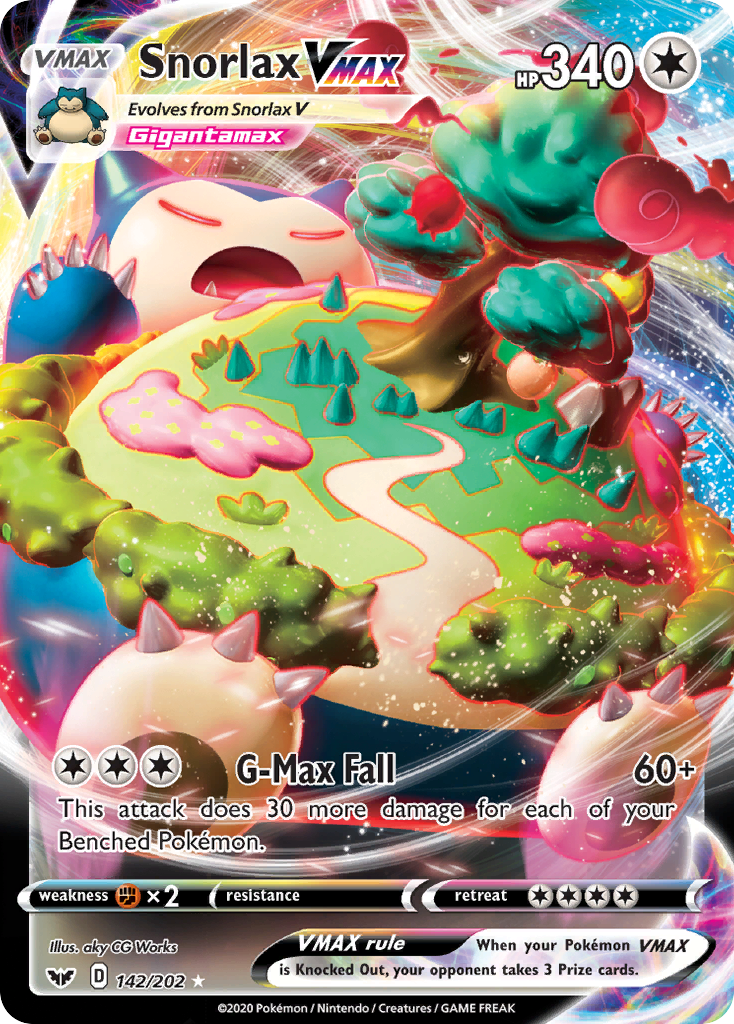 Snorlax VMAX (142/202) [Sword & Shield: Base Set] | Good Games Morley