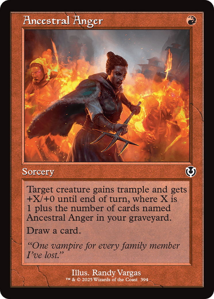Ancestral Anger (Retro Frame) [Innistrad Remastered] | Good Games Morley