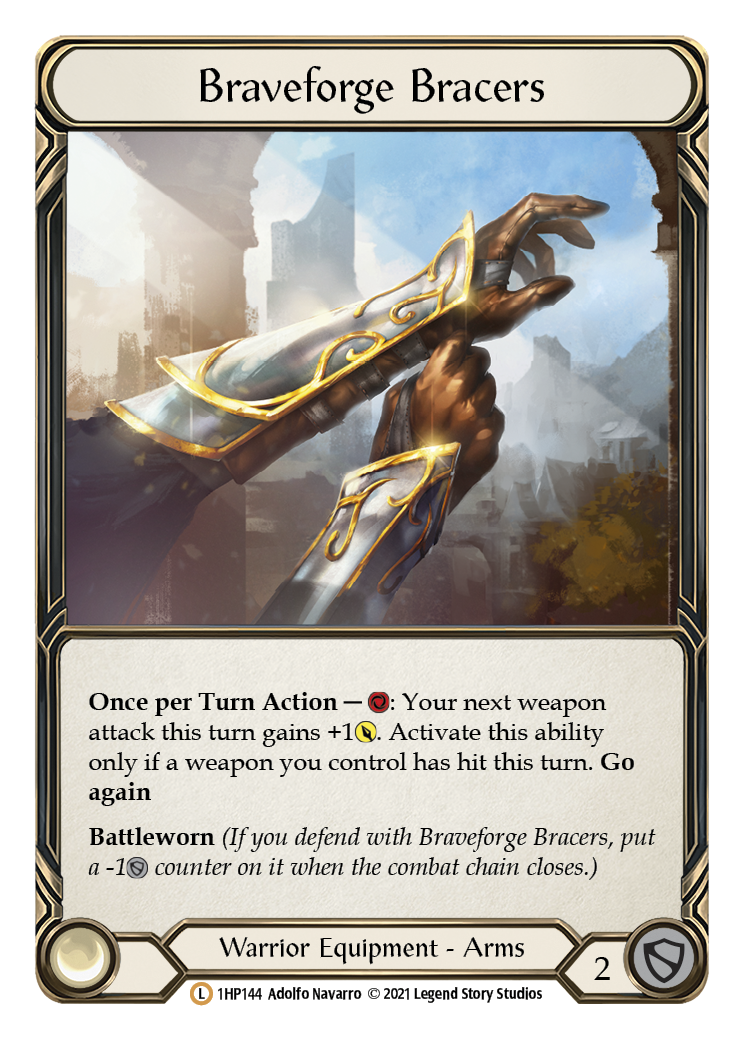 Braveforge Bracers [1HP144] (History Pack 1) | Good Games Morley