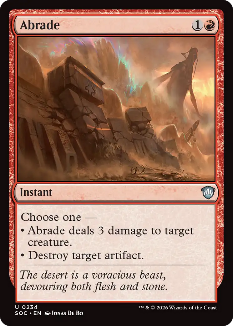 Abrade [Secrets of Strixhaven Commander] | Good Games Morley