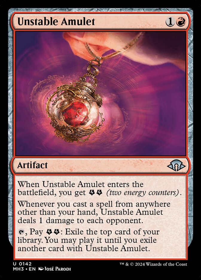 Unstable Amulet 142/319 (Modern Horizons 3)  | Good Games Morley