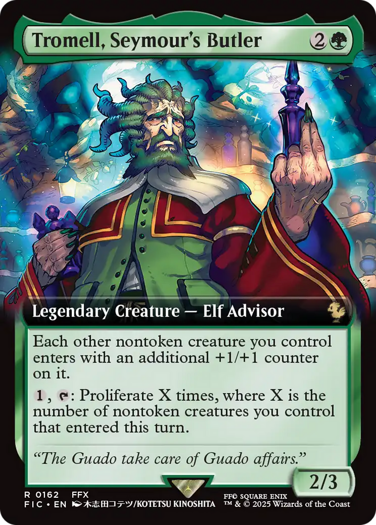 Tromell, Seymour's Butler (Extended Art) [FINAL FANTASY Commander] | Good Games Morley