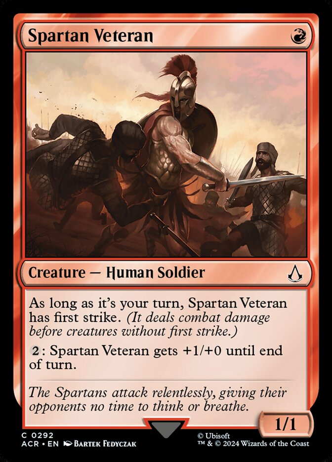 Spartan Veteran 292/110 (Universes Beyond: Assassin's Creed)  | Good Games Morley