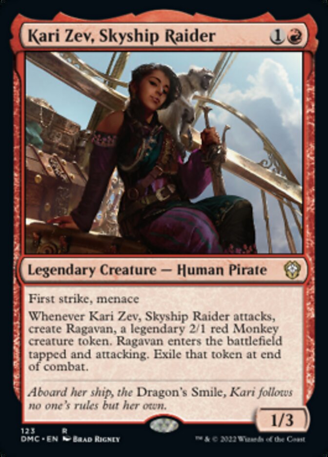 Kari Zev, Skyship Raider [Dominaria United Commander] | Good Games Morley