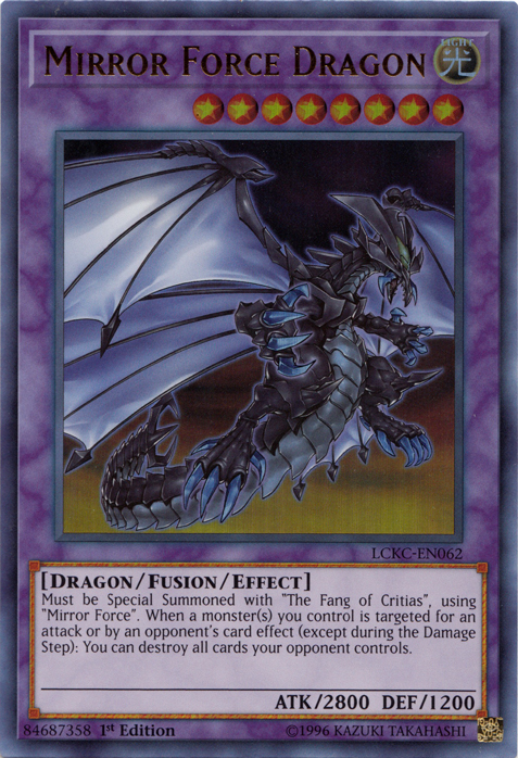 Mirror Force Dragon [LCKC-EN062] Ultra Rare | Good Games Morley